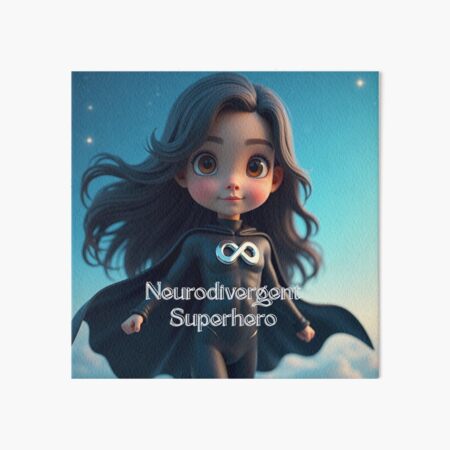 Item preview, Neurodivergent Superhero designed and sold by SerenityNowShop.