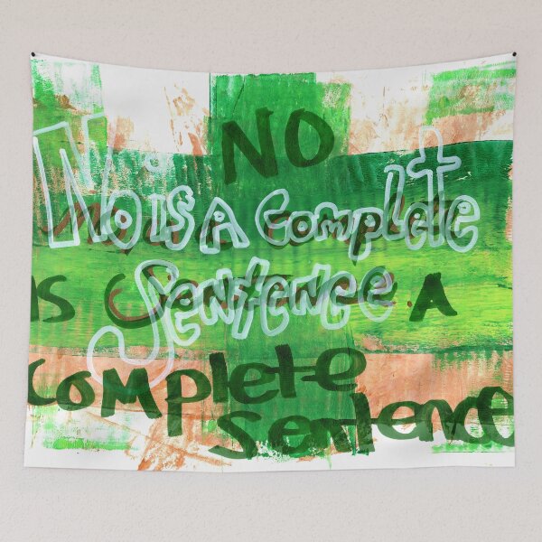 Item preview, No Is A Complete Sentence designed and sold by ElvisSantanaArt.