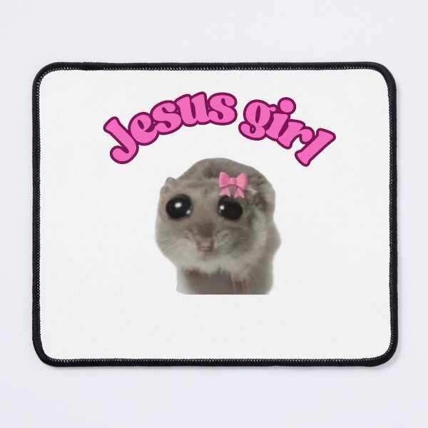 Item preview, Jesus Girl – Cute Flirty Hamster designed and sold by NayNancuante.