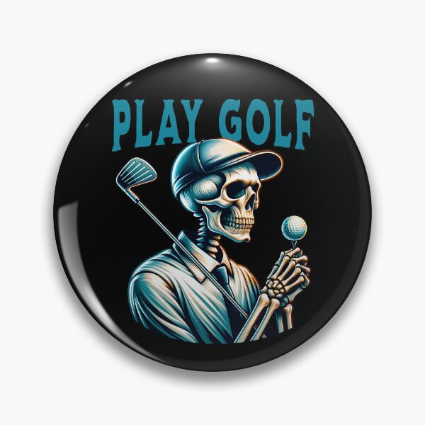 Item preview, Play Golf Skeleton with Golf Club and Golf Ball designed and sold by ReneMM.