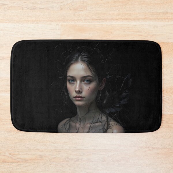 Item preview, Becoming Shadow – Girl with Wings and Thorns designed and sold by Pickmash.