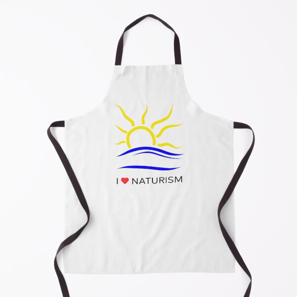 Item preview, I Love Naturism With Naturist Symbol Slogan designed and sold by lesvalises.