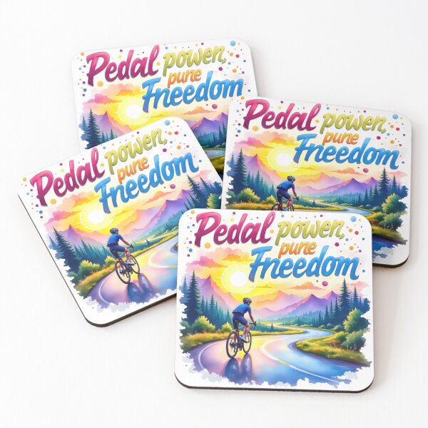 Item preview, Pedal Power Cycling Motivational Quote designed and sold by nhk999.