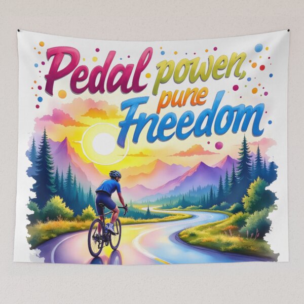 Item preview, Pedal Power Cycling Motivational Quote designed and sold by nhk999.