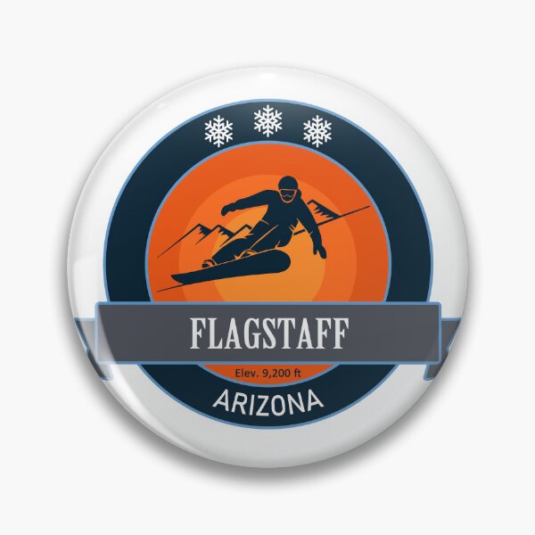 Item preview, Flagstaff Arizona Snowboard Badge designed and sold by Wanderful-roads.