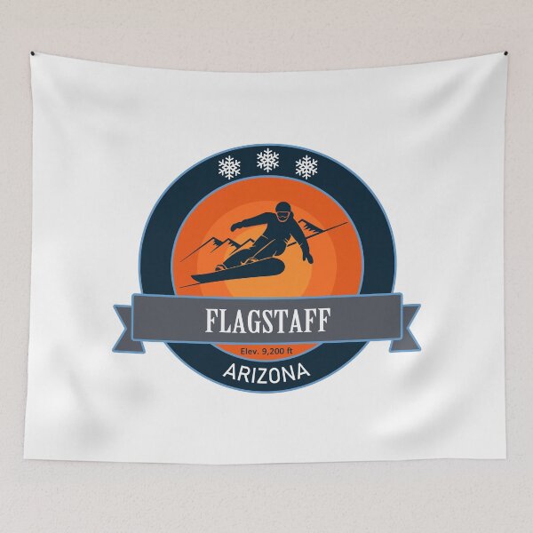 Item preview, Flagstaff Arizona Snowboard Badge designed and sold by Wanderful-roads.