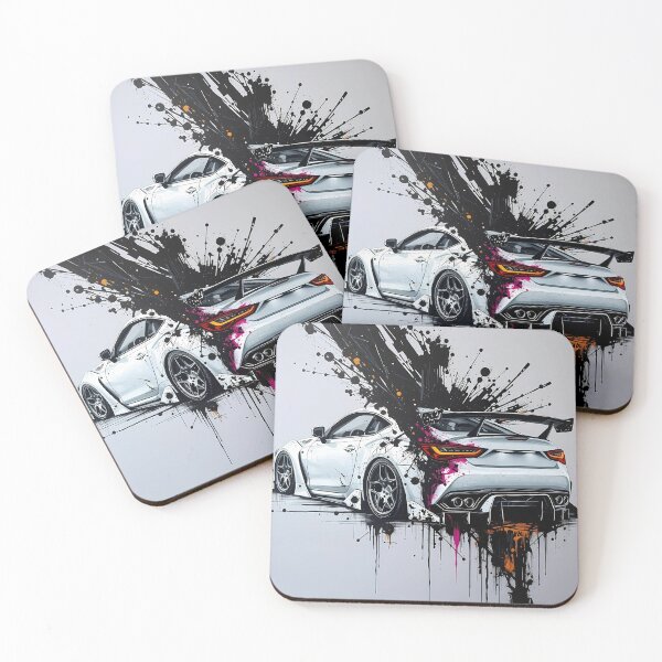 Item preview, Slide & Splatter – Widebody Drift Car Poster designed and sold by Inkcept.