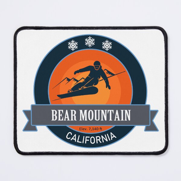 Item preview, Bear Mountain California Snowboard Badge designed and sold by Wanderful-roads.