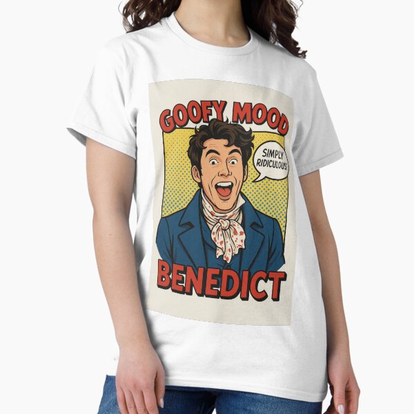 Aperçu de l'œuvre Benedict Bridgerton, humeur loufoque – Icône du Pop Art Régence créée et vendue par BigDeezTees.