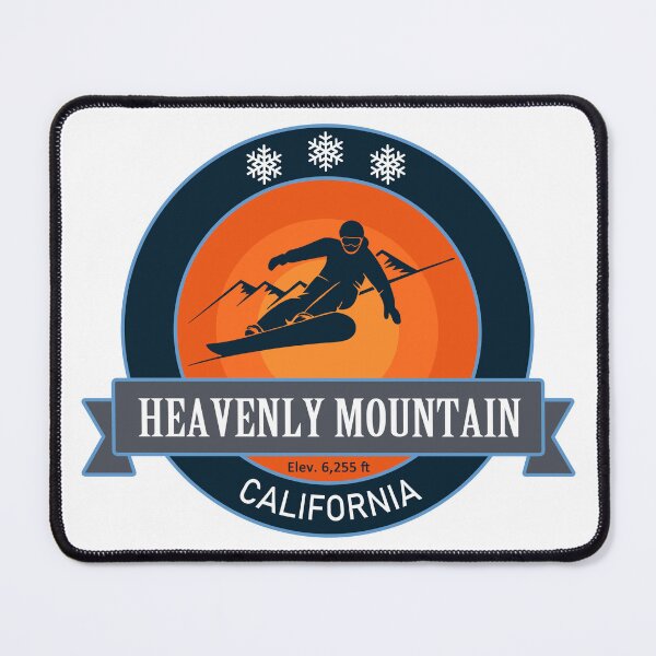 Item preview, Heavenly Mountain California Snowboard Badge designed and sold by Wanderful-roads.