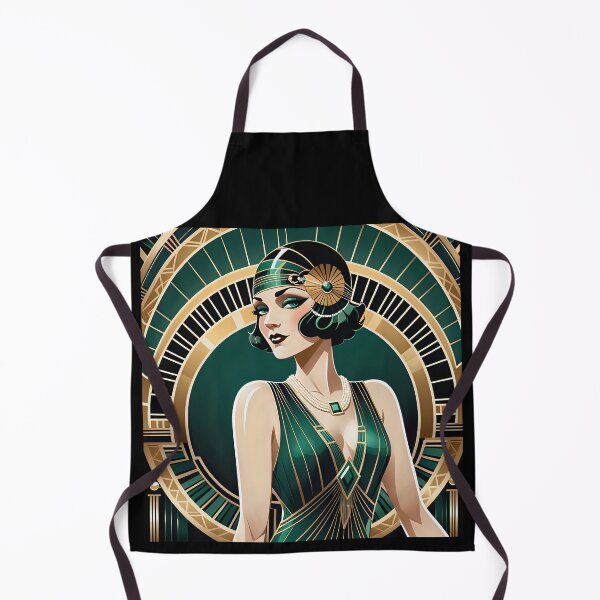 Artikelvorschau, Art Deco Jazz Age Socialite – Eine Vision des Glamours der 1920er Jahre entworfen und verkauft von AI-Syn-Pro.