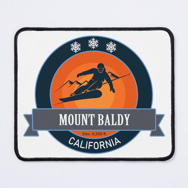 Item preview, Mount Baldy California Snowboard Badge designed and sold by Wanderful-roads.