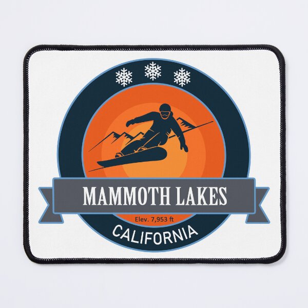 Item preview, Mammoth Lakes California Snowboard Badge designed and sold by Wanderful-roads.