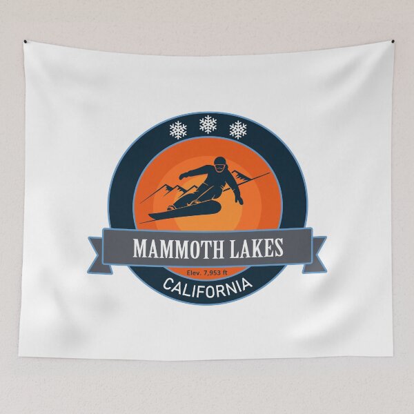 Item preview, Mammoth Lakes California Snowboard Badge designed and sold by Wanderful-roads.