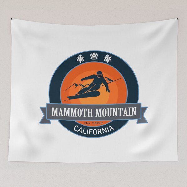 Item preview, Mammoth Mountain California Snowboard Badge designed and sold by Wanderful-roads.