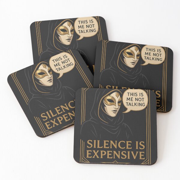 Item preview, Silence is expensive  designed and sold by SuFANandPawRose .