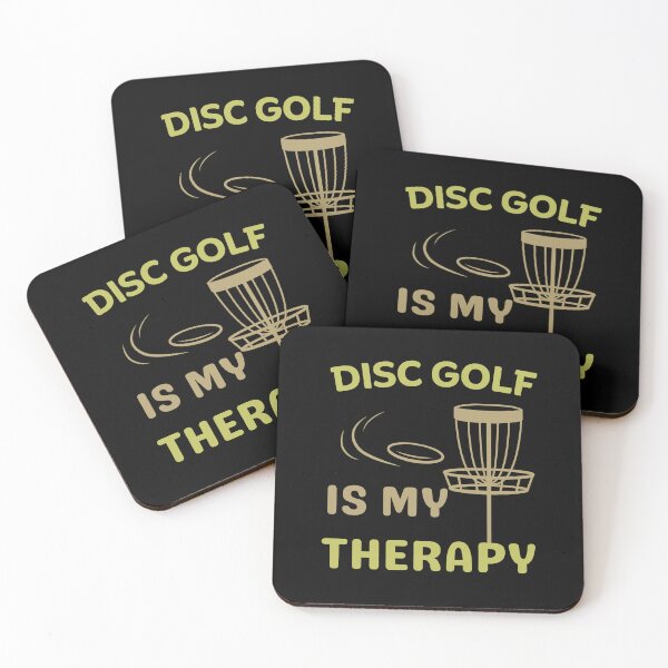 Item preview, Disc Golf is My Therapy Funny Disc Golf Saying designed and sold by Guess4best.