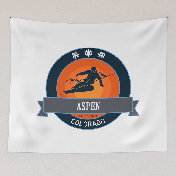 Item preview, Aspen Colorado, Snowboard Badge designed and sold by Wanderful-roads.