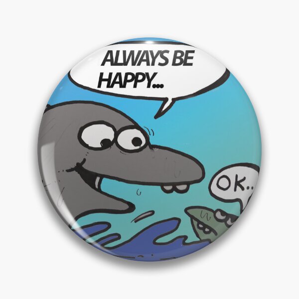 Item preview, cute dolphin much happy designed and sold by Dogandesighn.