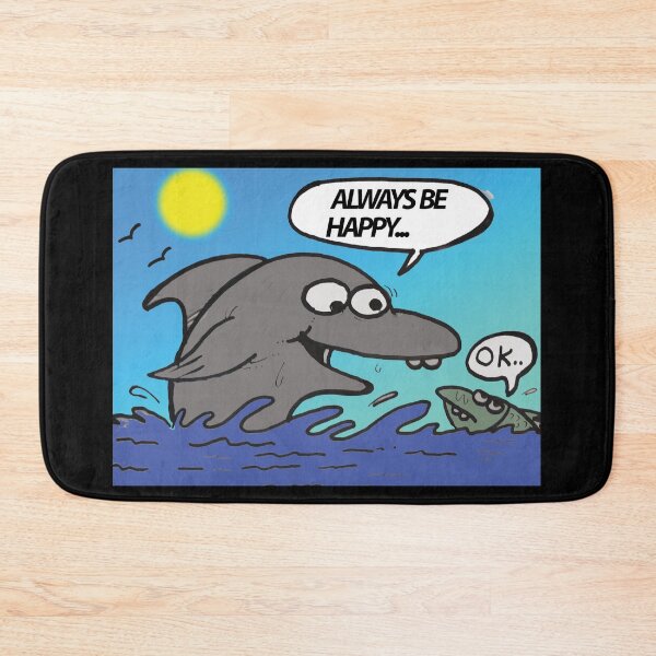Item preview, cute dolphin much happy designed and sold by Dogandesighn.