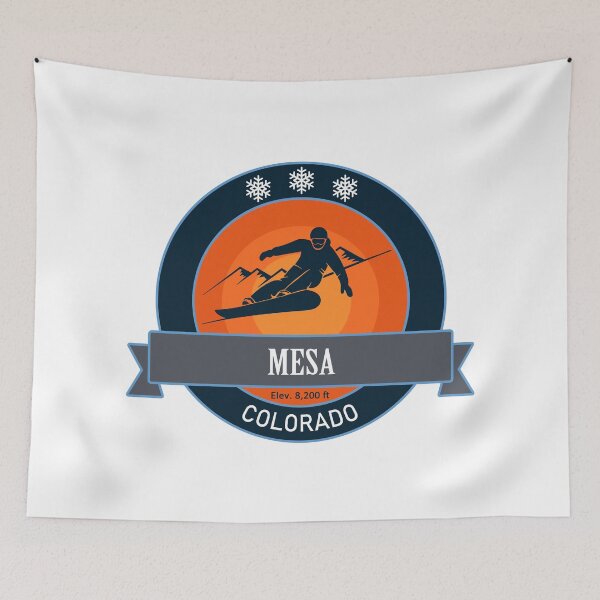 Item preview, Mesa Colorado, Snowboard Badge designed and sold by Wanderful-roads.