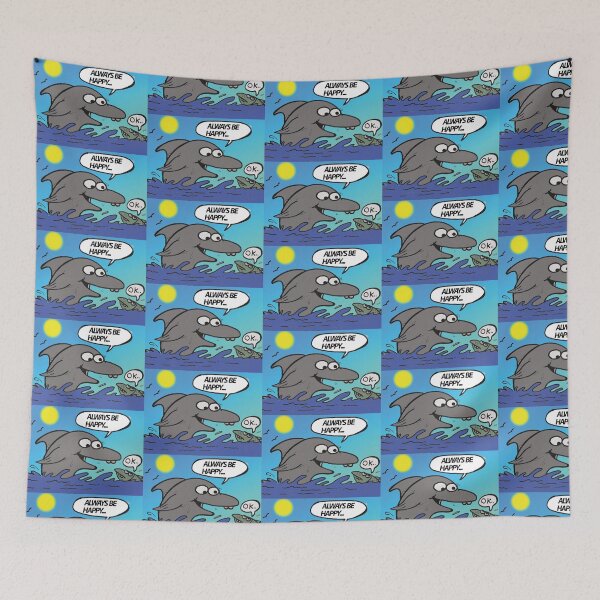 Item preview, cute dolphin much happy designed and sold by Dogandesighn.