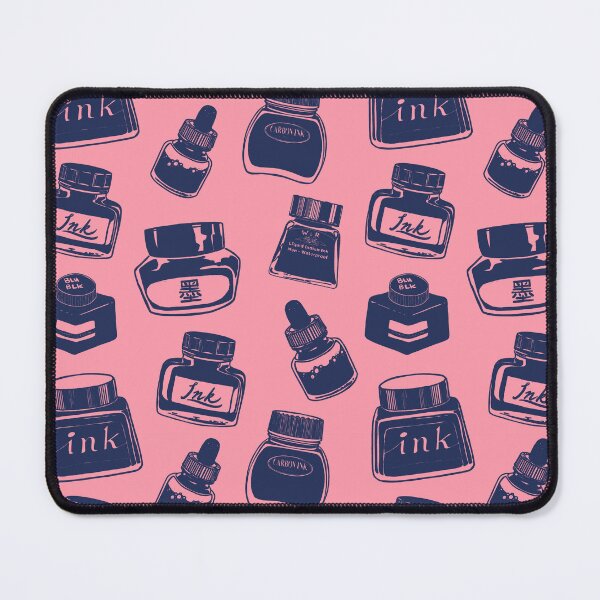 Item preview, Lovely ink pots artist material blue ink and pink designed and sold by Inkworthy.
