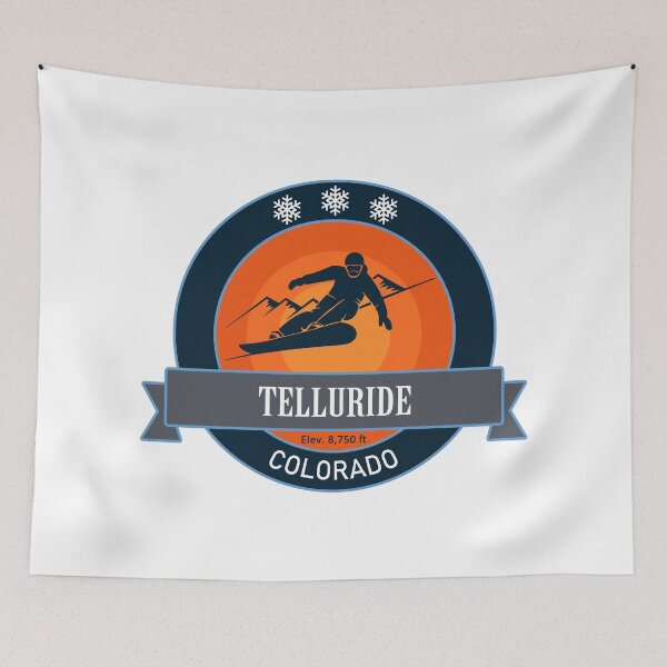 Item preview, Telluride Colorado, Snowboard Badge designed and sold by Wanderful-roads.
