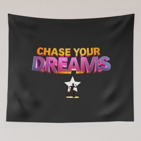 Item preview, CHASE YOUR DREAMS T-SHIRT – Motivational Apparel for Go-Getters designed and sold by Mikel-empire.
