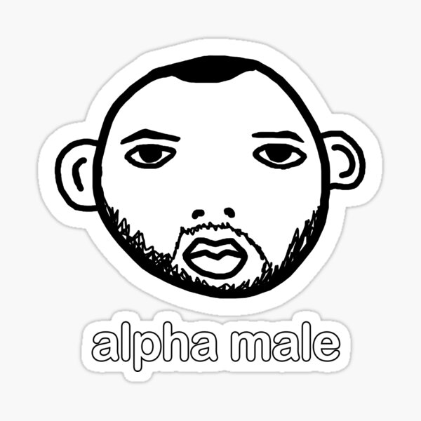 Aperçu de l'œuvre Mème drôle de mâle alpha créée et vendue par MemishDesign.
