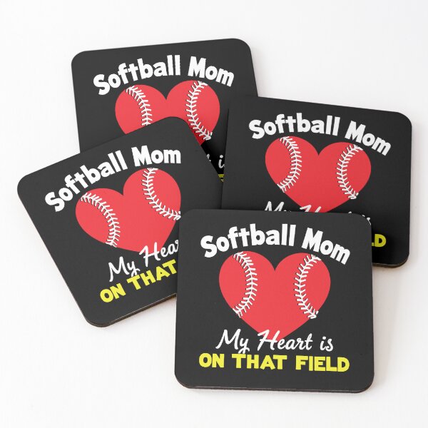 Item preview, Softball Mom My Heart is on That Field designed and sold by tmerchtrends.