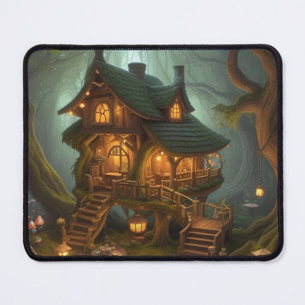 Item preview, Fairy Cottagecore Illustration | Enchanted Forest Fantasy Art designed and sold by uglydogboutique.