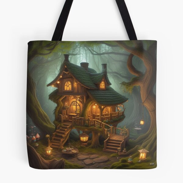 Item preview, Fairy Cottagecore Illustration | Enchanted Forest Fantasy Art designed and sold by uglydogboutique.