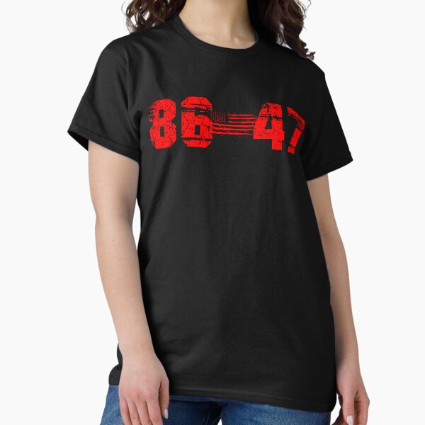 Artikel-Vorschau von 86 47 - Anti Trump Design Rot Vintage Retro, designt und verkauft von hoverdesign.
