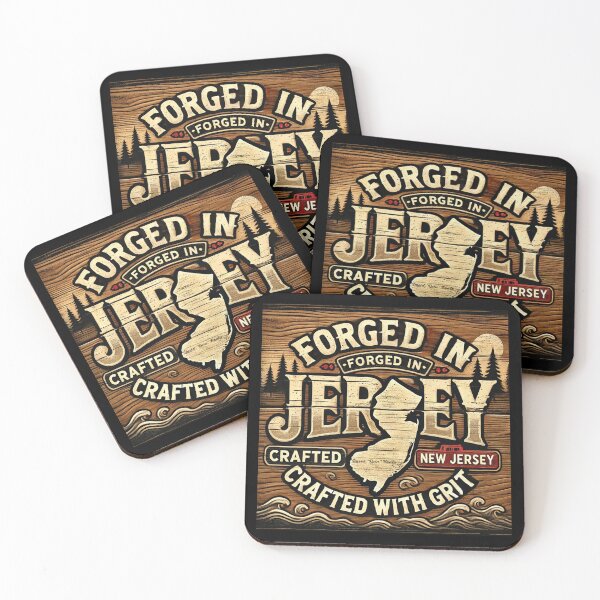 Item preview, Forged in Jersey – Crafted with Grit Rustic Design designed and sold by MySheetMusicArt.