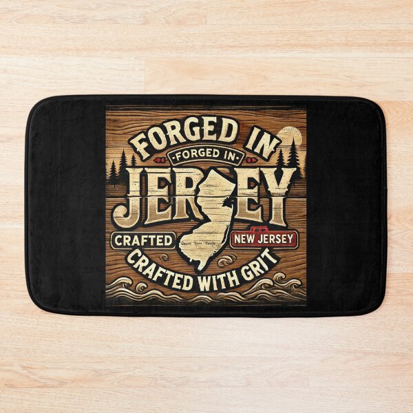 Item preview, Forged in Jersey – Crafted with Grit Rustic Design designed and sold by MySheetMusicArt.