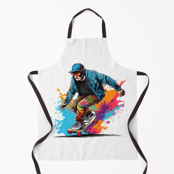 Item preview, Color Splash Skateboarder – Urban Street Style Graphic designed and sold by skycharts.