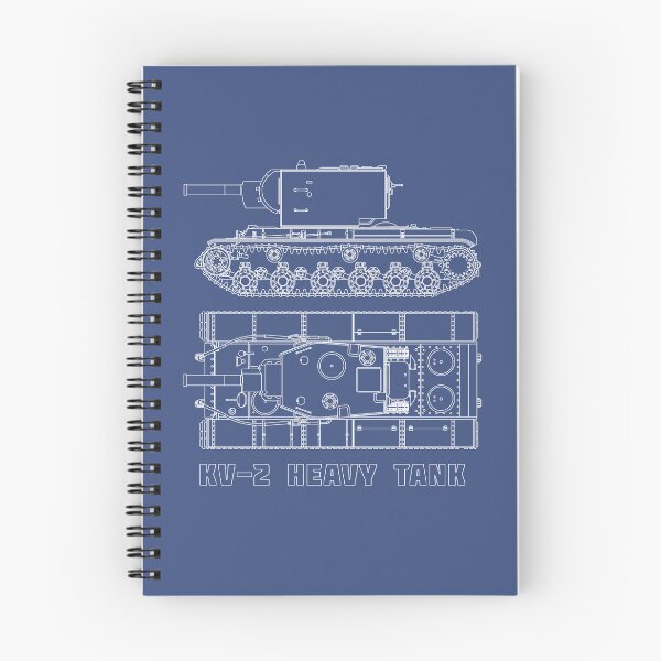Artikelvorschau, KV-2 Russischer schwerer Panzer aus dem 2. Weltkrieg, Blaupausendiagramm entworfen und verkauft von MilitaryMart.