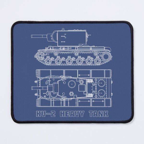 Item preview, KV-2 Russian WW2 Heavy Tank Blueprints Diagram designed and sold by MilitaryMart.