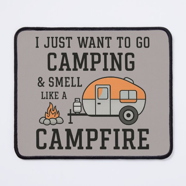 Item preview, Camping Vibes Graphic T-Shirt – "I Just Want to Go Camping & Smell Like a Campfire designed and sold by Campingeve.