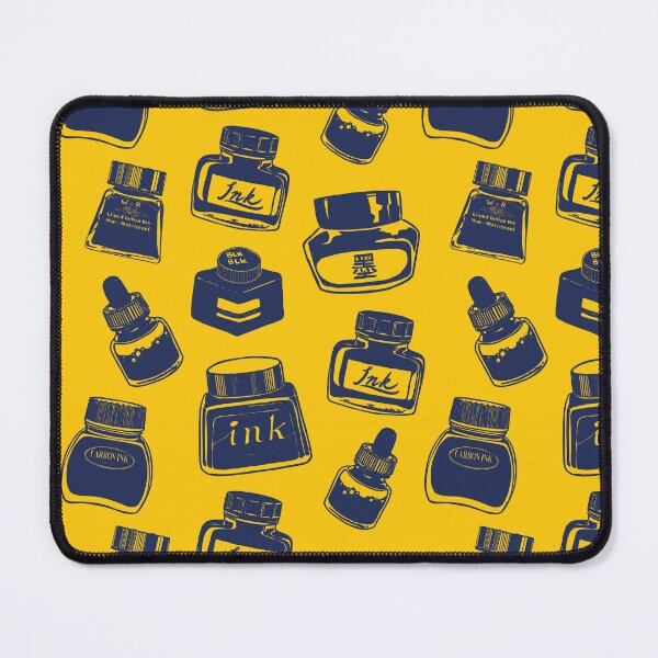 Item preview, Copy of Copy of Lovely ink pots artist material blue ink and bright yellow designed and sold by Inkworthy.