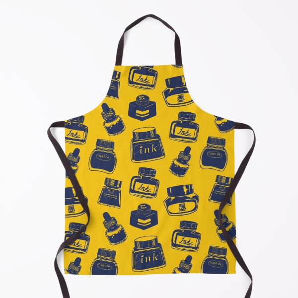 Item preview, Copy of Copy of Lovely ink pots artist material blue ink and bright yellow designed and sold by Inkworthy.