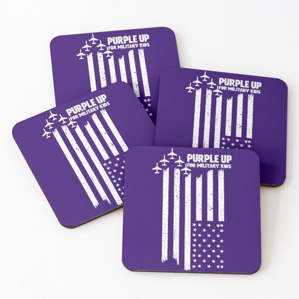 Item preview, Purple Up For Military Kids Flag Military child designed and sold by Meme-shirt.