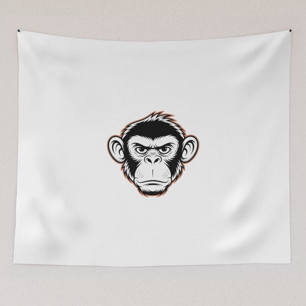 Item preview, Stern Monkey designed and sold by Gentle40Winks.
