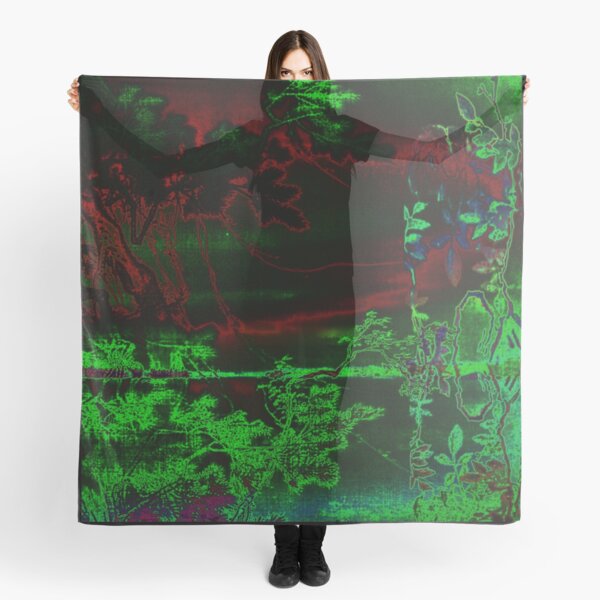 Emerald Blood Garden Scarf