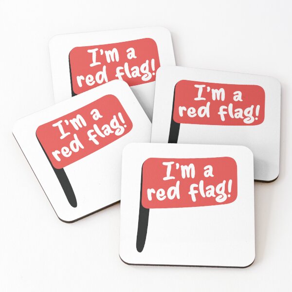 Item preview, I'm a red flag! designed and sold by the-craft-shop.