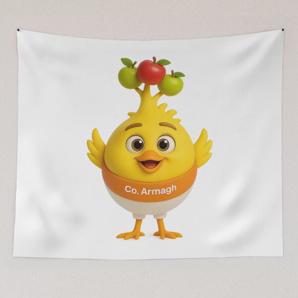 Item preview, “Co. Armagh Spudie – Orchard Crowned Pixar-Style Character | Irish County Series” designed and sold by Spudies.