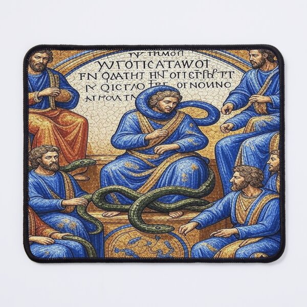 Item preview, Byzantine Mosaic Seven Sages Art Print - Ancient Greek Wisdom with Intricate Faces (ca. 512 CE) designed and sold by Naomi Gutierrez Parrish.