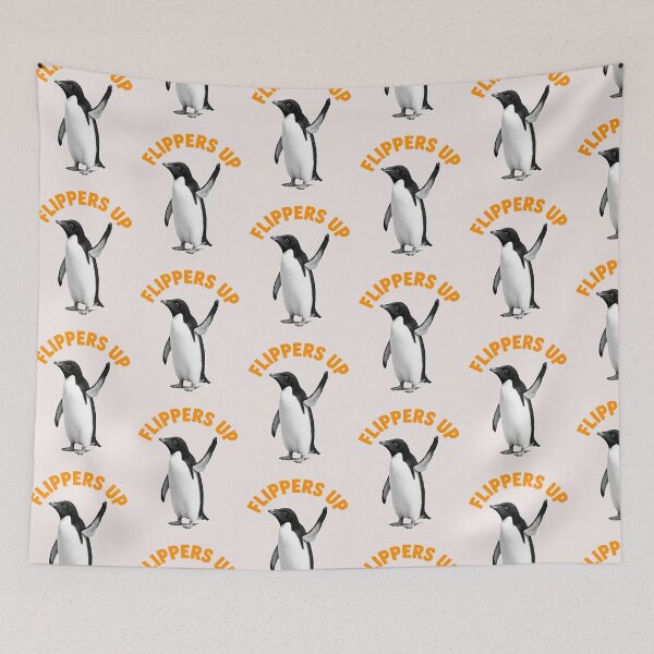 Item preview, Funny penguins againts Trump Flippers Up 2025 designed and sold by erozzz.