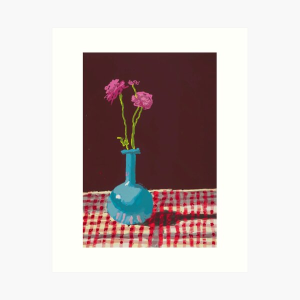 Item preview, David Hockney, Roses in a Blue Vase designed and sold by Ceremonials-.
